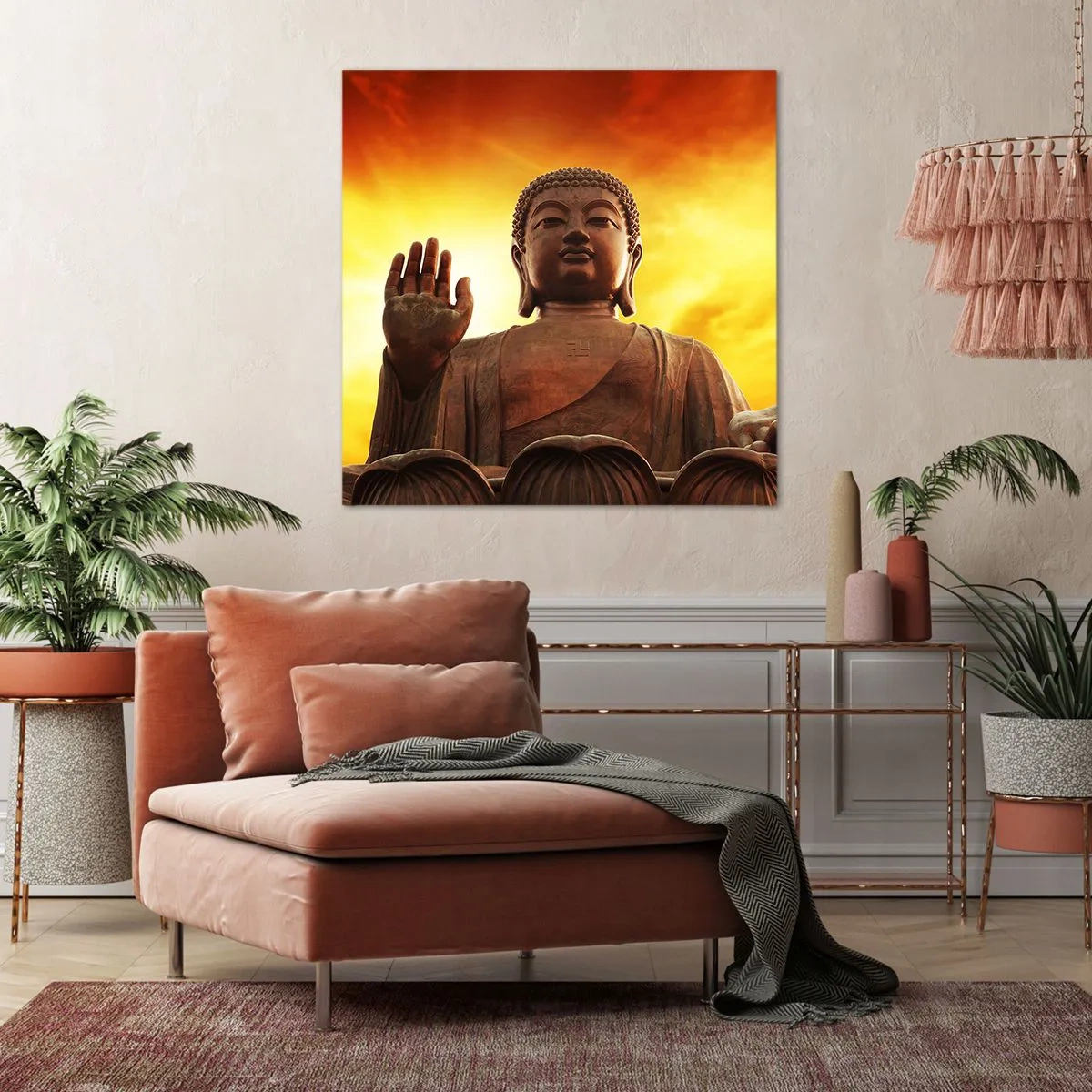 Impression sur toile - Image sur toile - La paix du monde - 60x60 cm