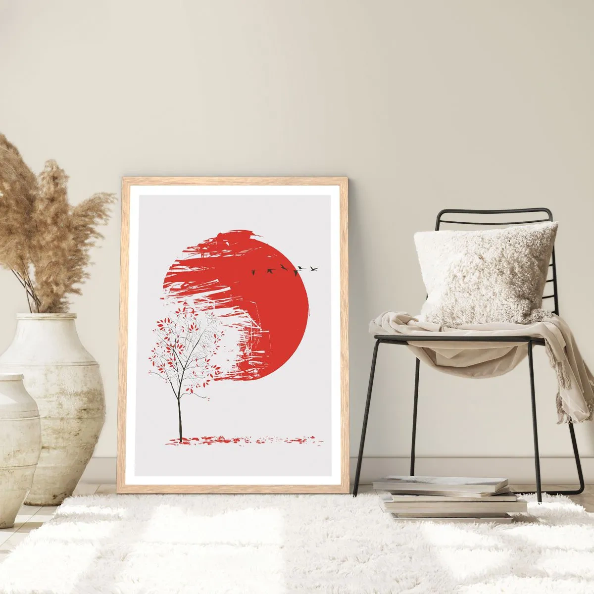 Affiche dans un chêne clair - Poster - Connaissez-vous ce pays ? - 70x100 cm