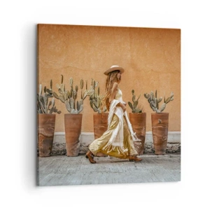 Impression sur toile - Image sur toile - Style hippie - 60x60 cm