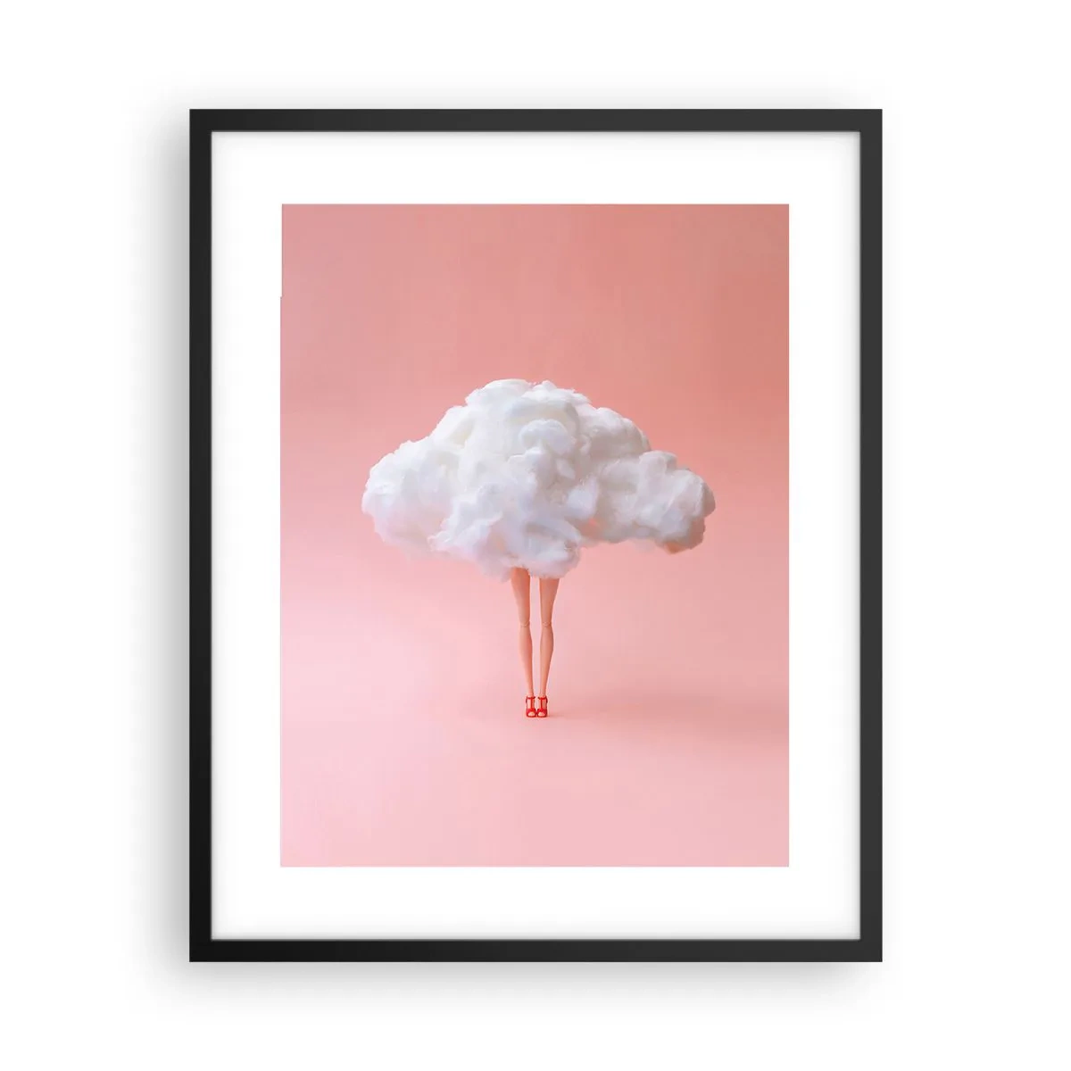 Affiche dans un cadre noir - Poster - Douce promesse - 40x50 cm