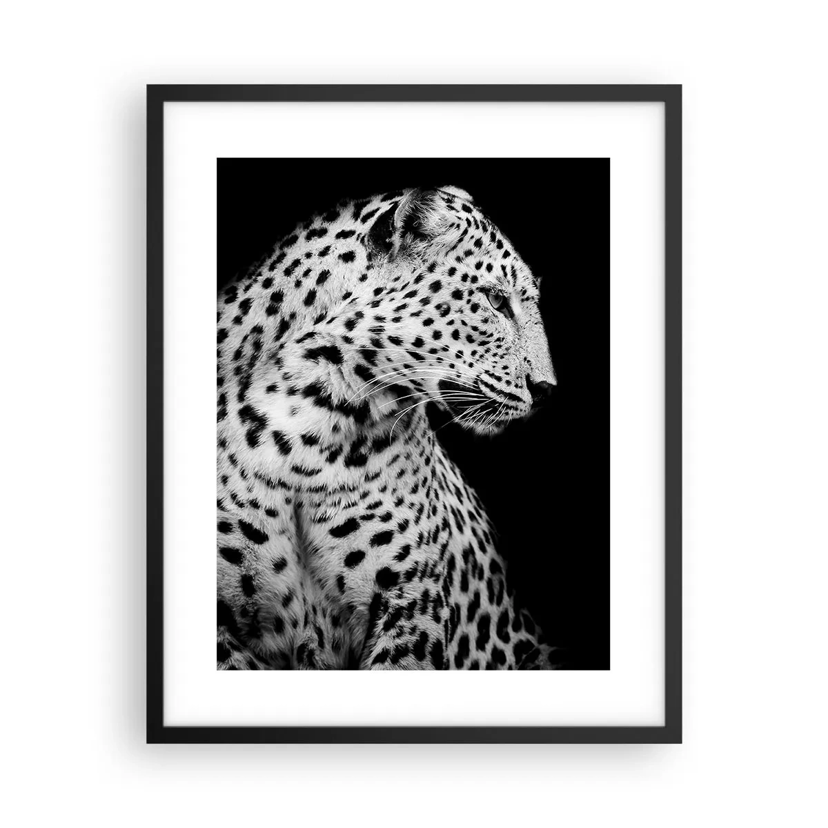 Affiche dans un cadre noir - Poster - Presque un profil parfait! - 40x50 cm