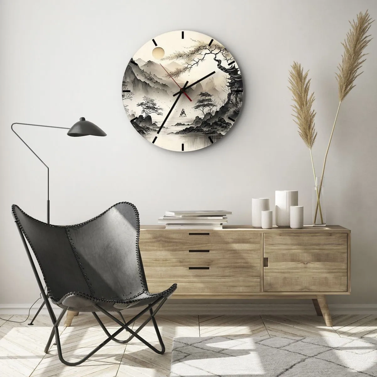 Horloge murale - Pendule murale - Le charme unique de l'Orient - 40x40 cm