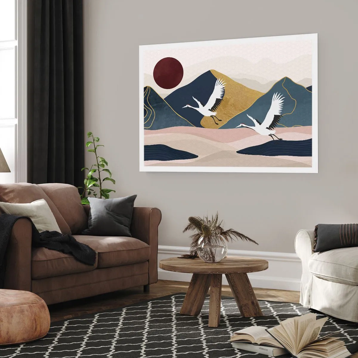 Affiche - Poster - Encore une fois, la journée s'est ÉCOULÉE - 50x40 cm