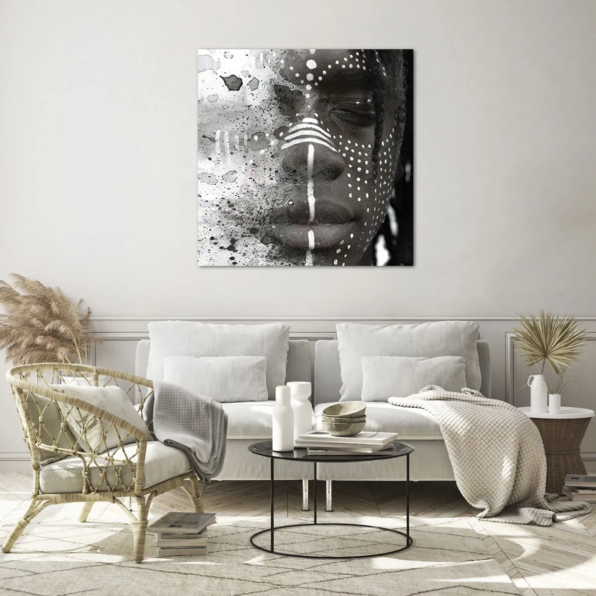 Impression sur verre - Image sur verre - Découvrez l'esprit primal - 40x40 cm