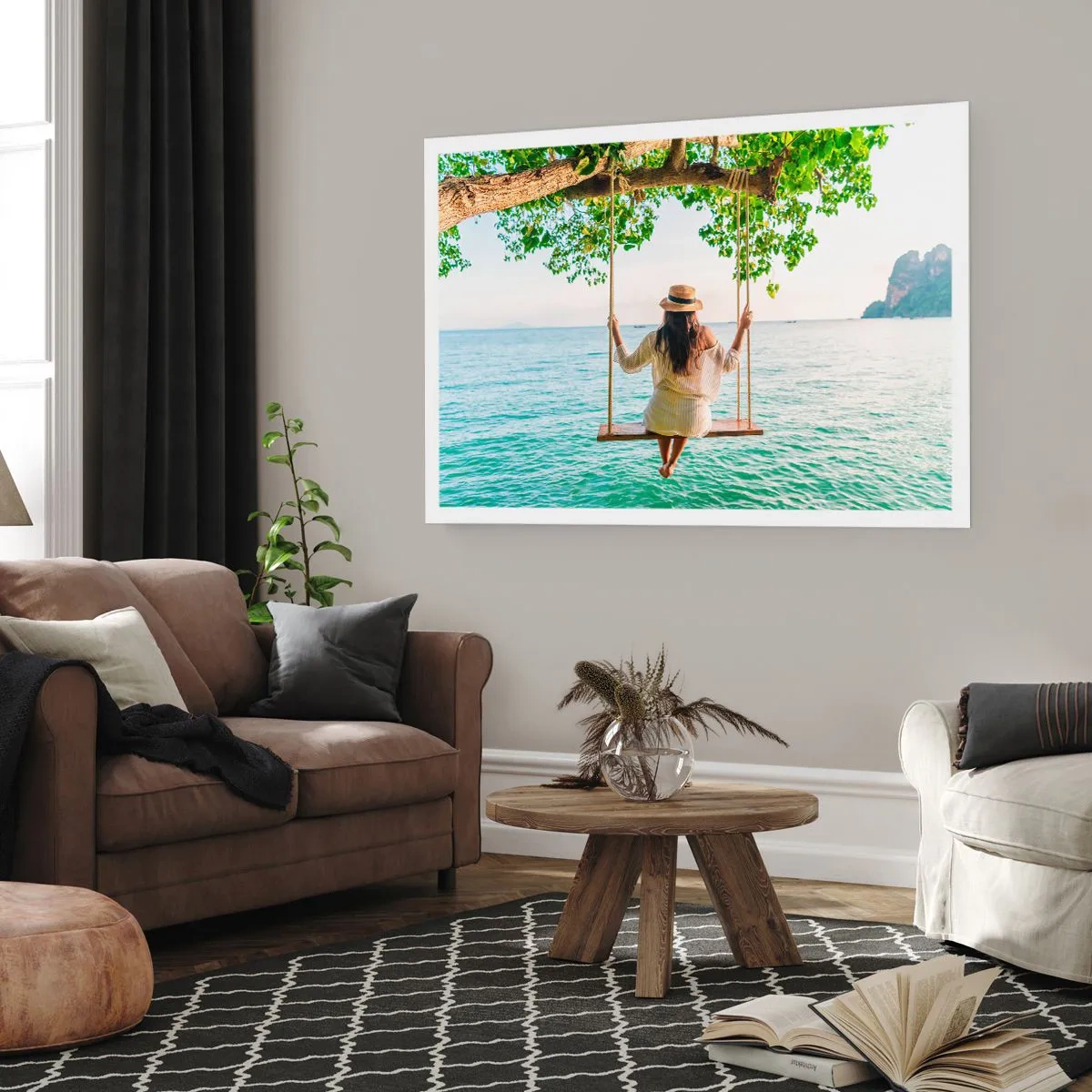 Affiche - Poster - La vie est belle - 50x40 cm