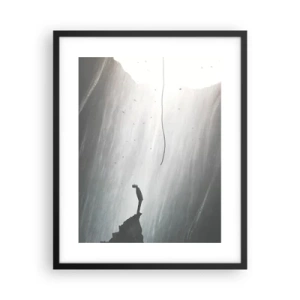 Affiche dans un cadre noir - Poster - Il y a toujours une issue - 40x50 cm