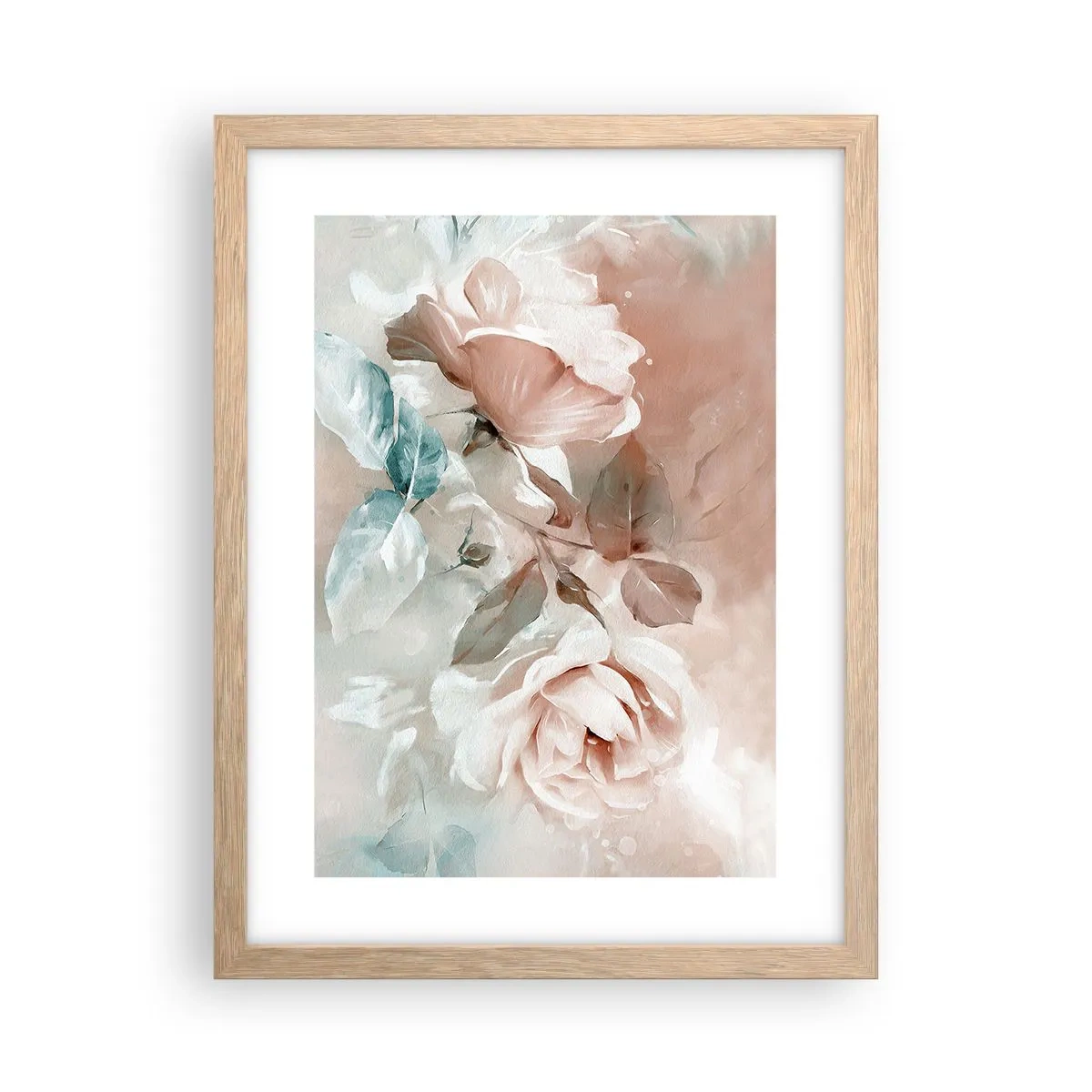 Affiche dans un chêne clair - Poster - L'esprit du romantisme - 30x40 cm