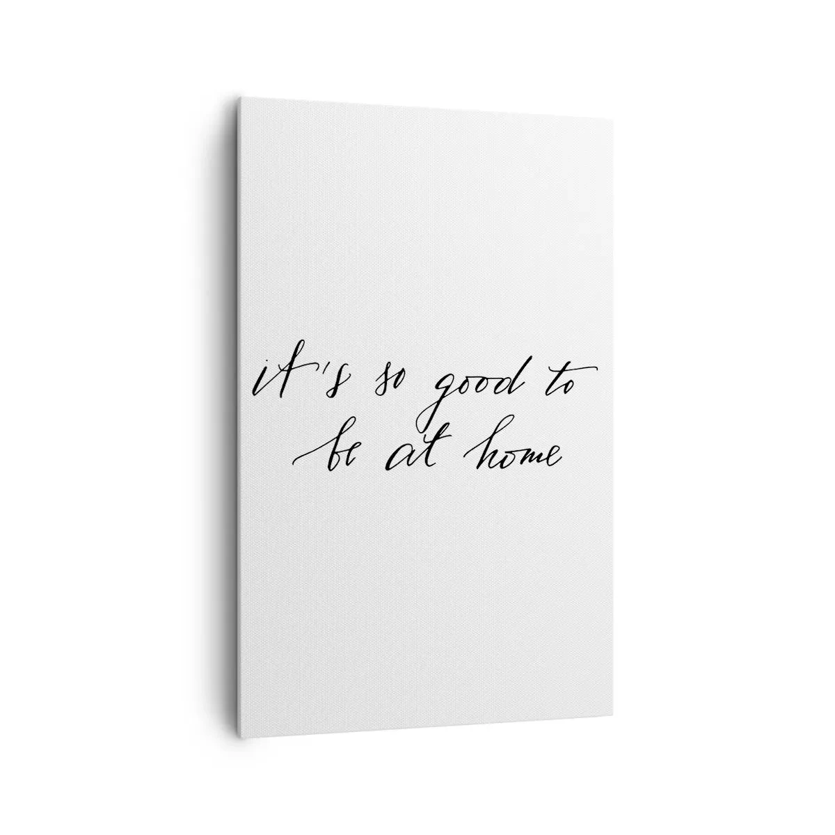 Impression sur toile - Image sur toile - Lettrage de style calligraphique sur fond blanc - 80x120cm - Toute la vérite - Décoration murale moderne pour le salon et la chambre ARTTOR