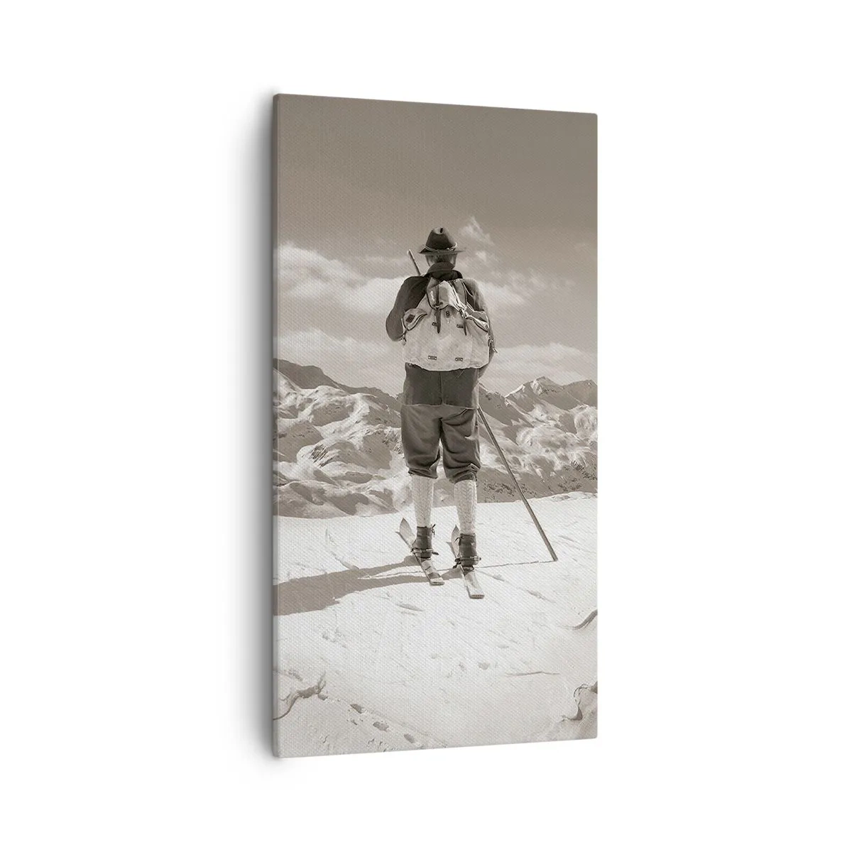 Impression sur toile - Image sur toile - Toutes les mêmes ces montagnes - 55x100 cm