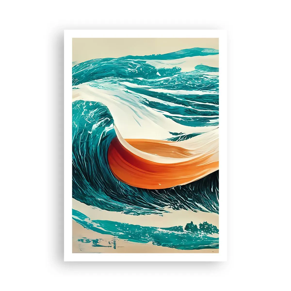 Affiche - Poster - Le rêve d'un surfeur - 70x100 cm