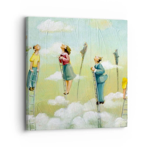 Impression sur toile - Image sur toile - Derrière ton rêve - 30x30 cm