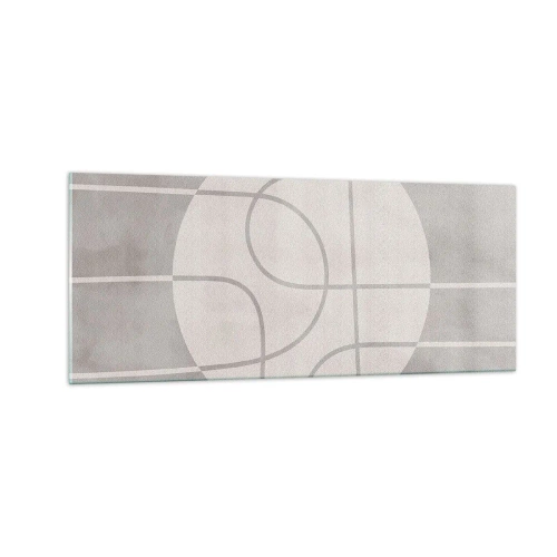 Impression sur verre - Image sur verre - Circulaire et tout droit - 100x40 cm