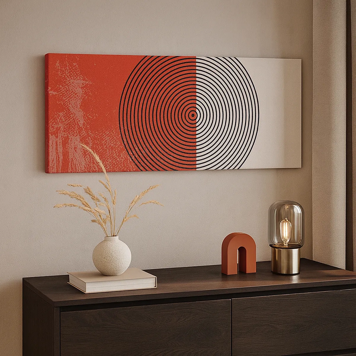 Impression sur toile - Image sur toile - Dans le mille - 30x30 cm