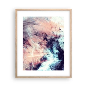 Affiche dans un chêne clair - Poster - Sentir le vent - 40x50 cm