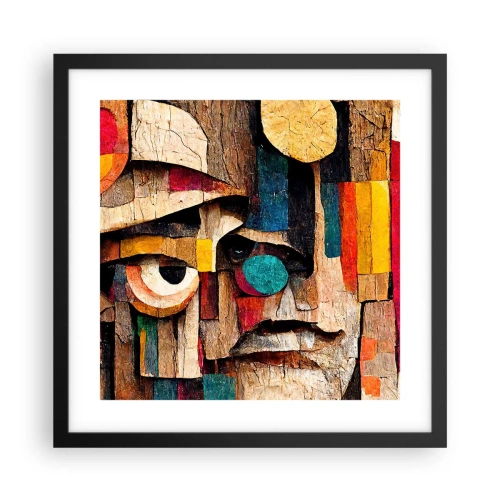 Affiche dans un cadre noir - Poster - Je te vois… - 40x40 cm