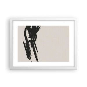 Affiche dans un cadre blanc - Poster - Ruée imparable - 40x30 cm