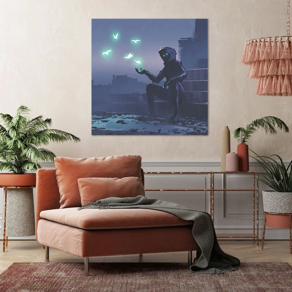 Impression sur toile - Image sur toile - La vie reviendra - 70x70 cm