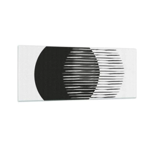 Impression sur verre - Image sur verre - Son alter ego - 100x40 cm