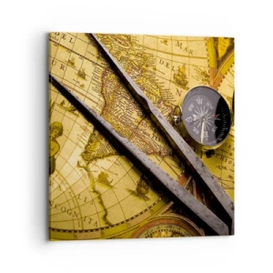 Impression sur toile - Image sur toile - Où sont ces trésors? - 70x70 cm