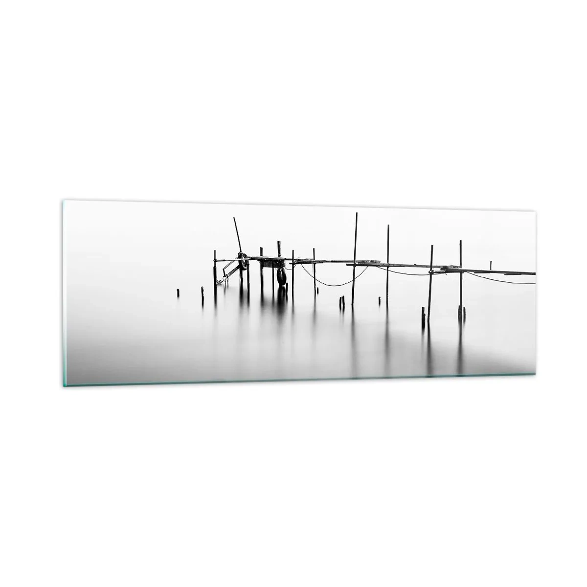 Impression sur verre - Image sur verre - Et s'il n'y avait pas de monde ? - 90x30 cm