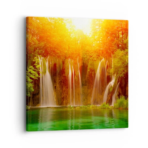 Impression sur toile - Image sur toile - Au soleil et à l'ombre - 30x30 cm