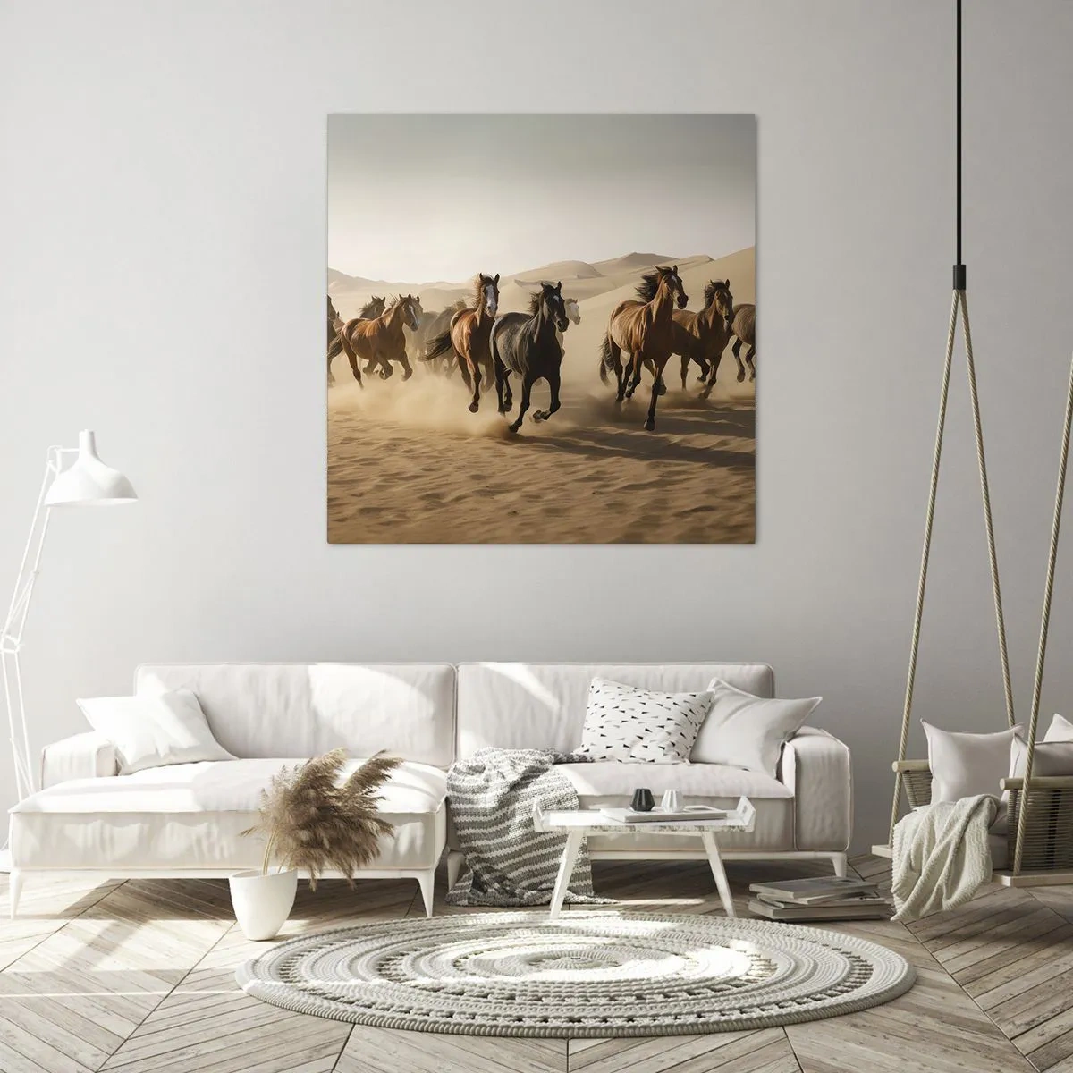 Impression sur toile - Image sur toile - Libre comme le vent - 40x40 cm