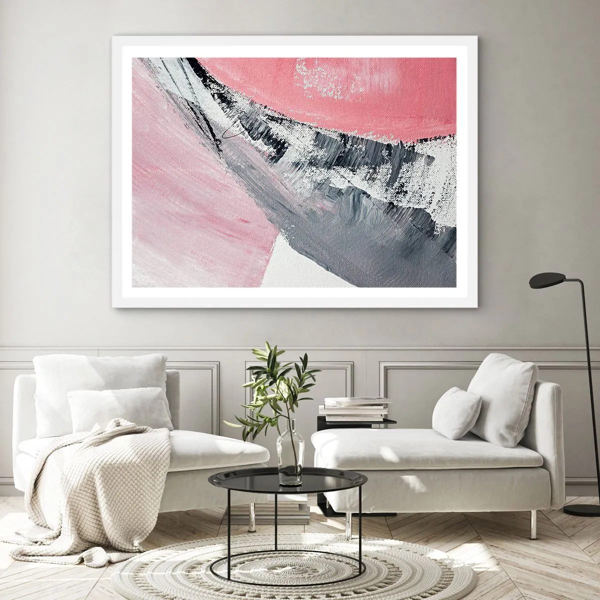 Affiche dans un cadre blanc - Poster - Composition assortie - 40x30 cm