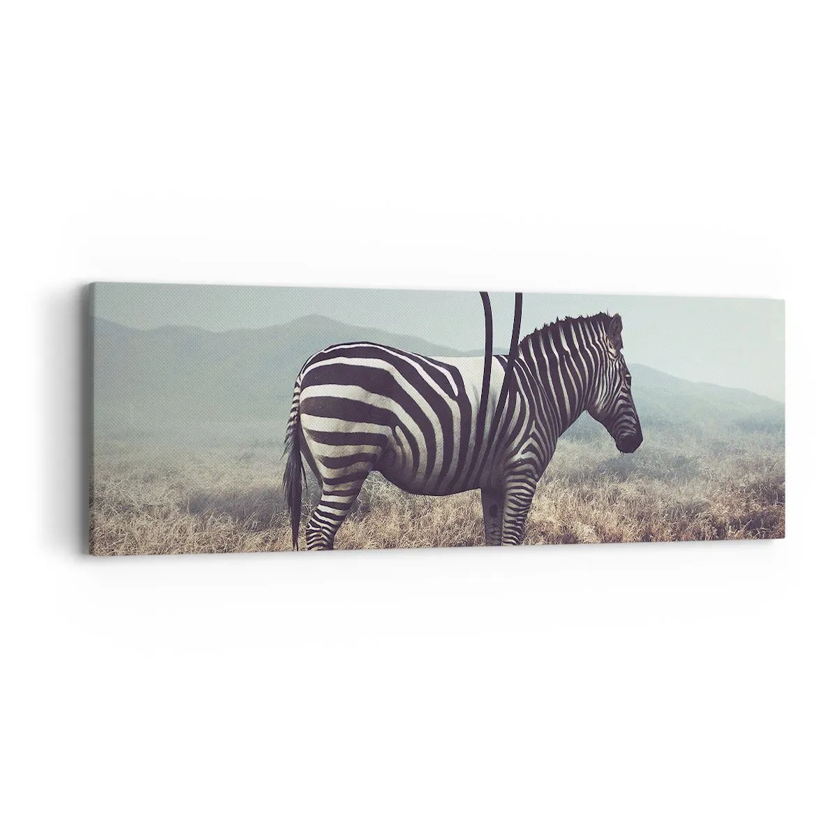 Impression sur toile - Image sur toile - Attention! Malfaçon - 90x30 cm