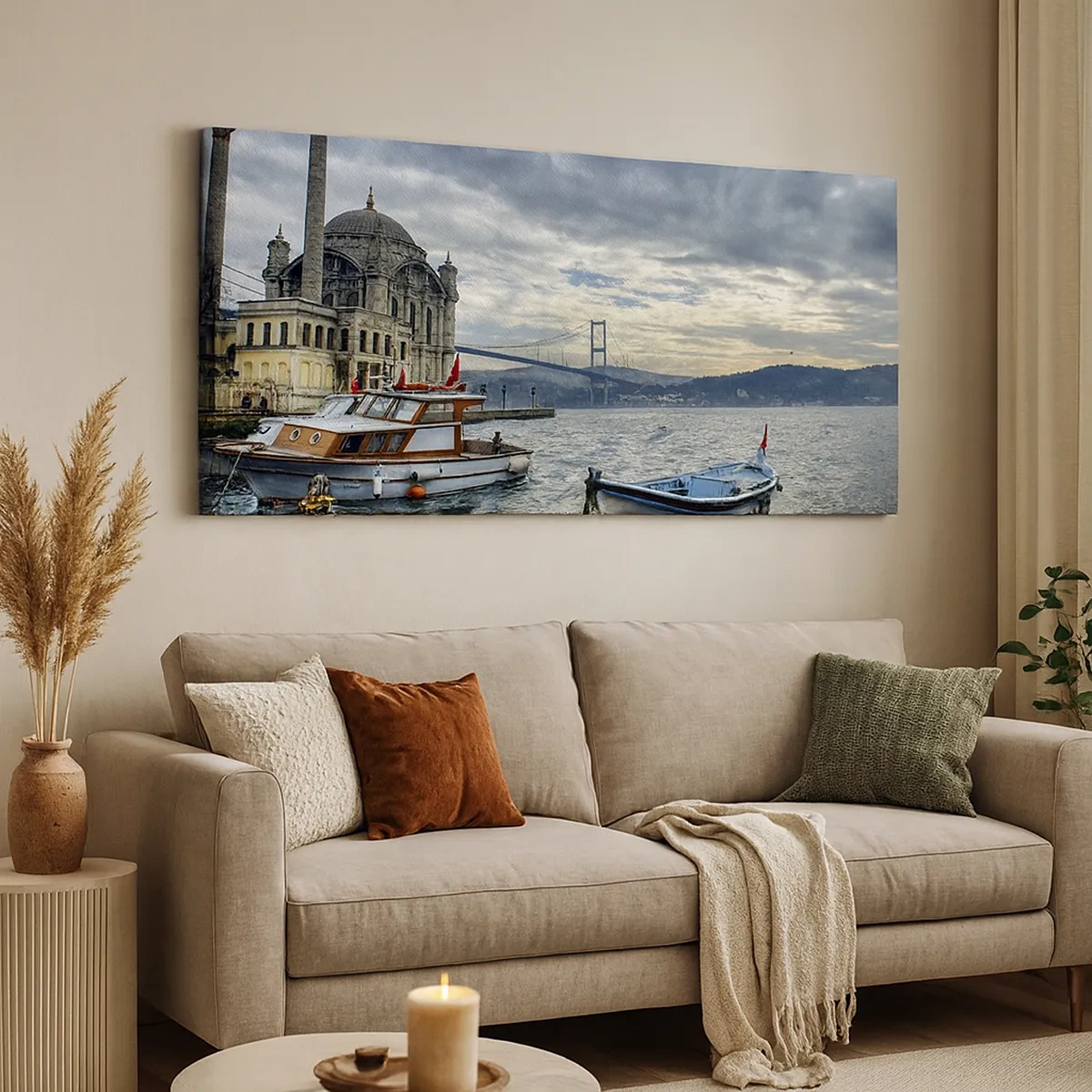 Impression sur toile - Image sur toile - Aux confins des mondes - 30x30 cm