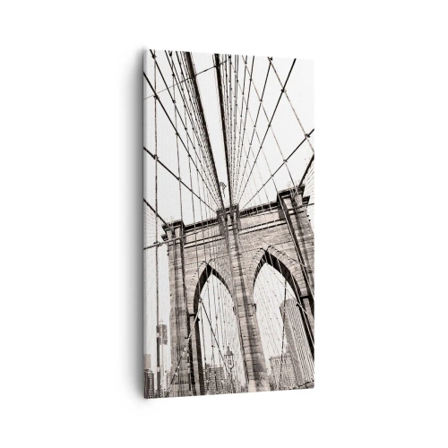 Impression sur toile - Image sur toile - Cathédrale New Yorkaise - 55x100 cm