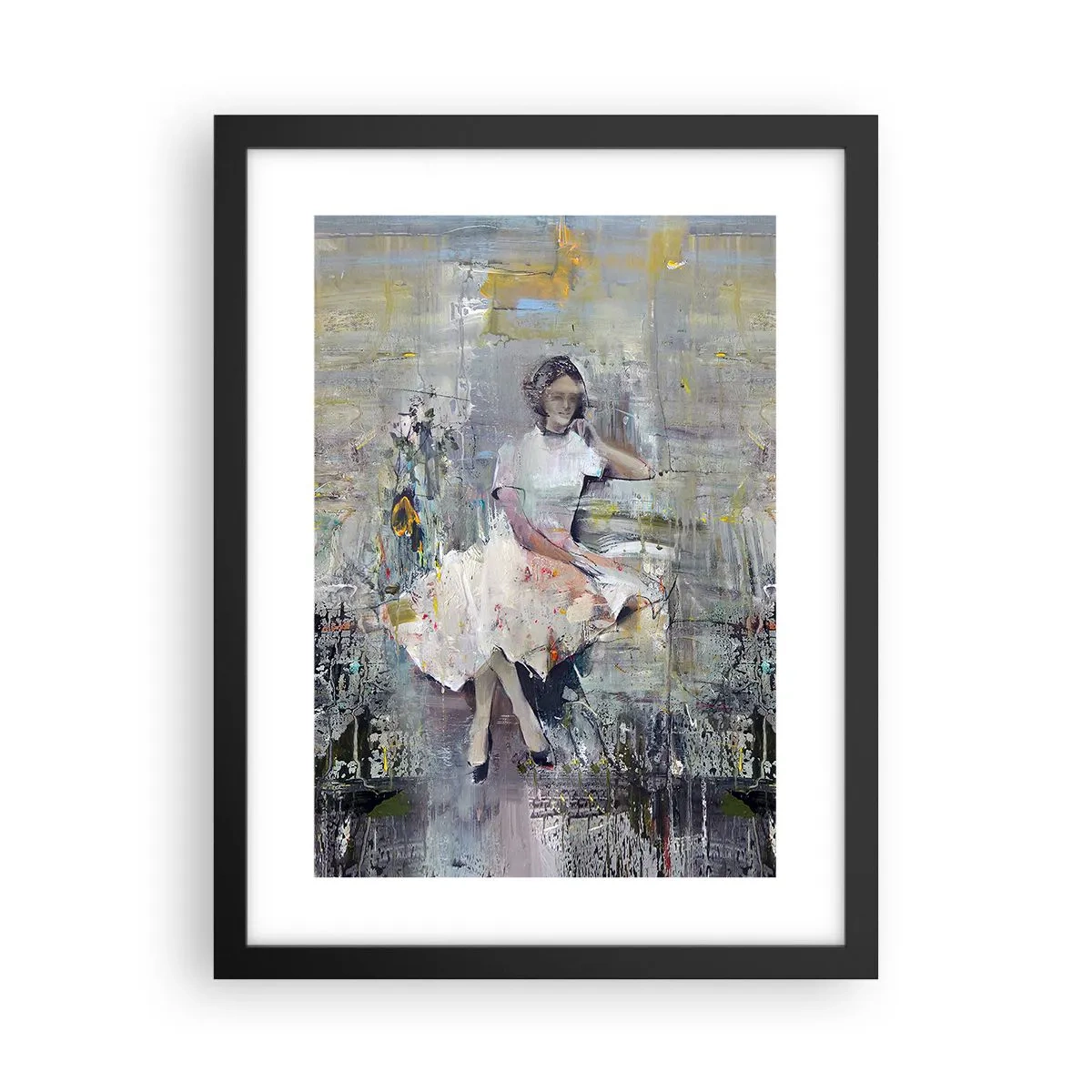 Affiche dans un cadre noir - Poster - Classique et moderne - 30x40 cm