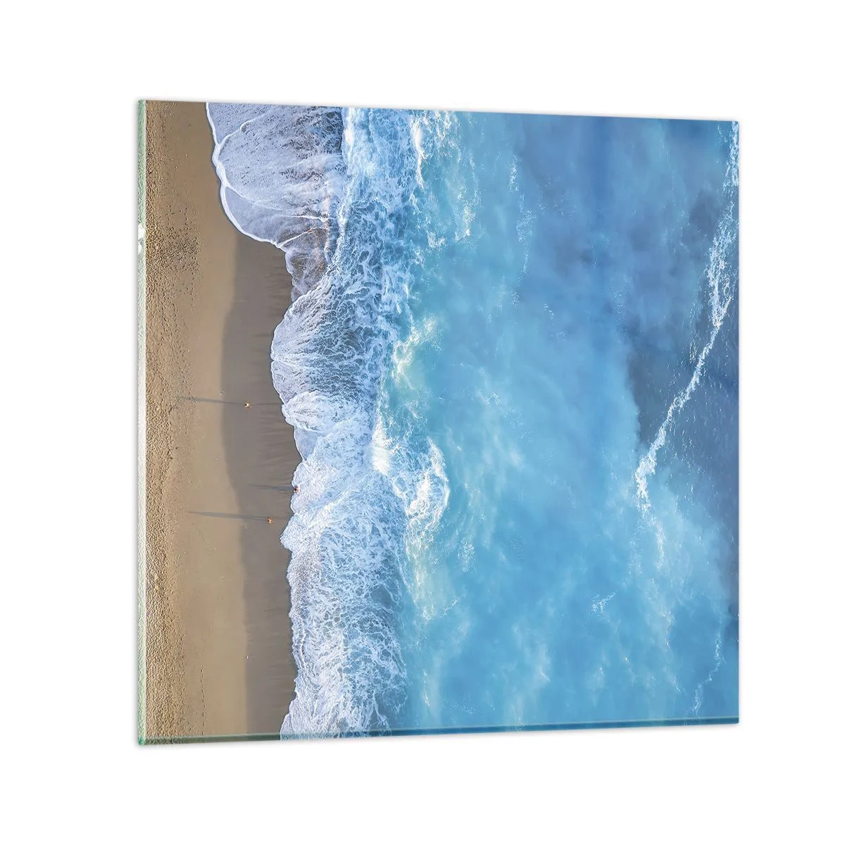 Impression sur verre - Image sur verre - La force du bleu - 40x40 cm