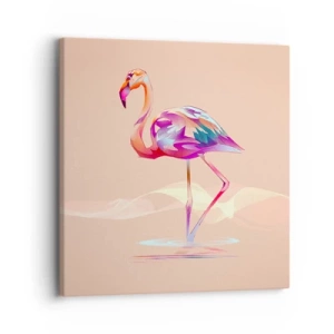 Impression sur toile - Image sur toile - L'oiseau des bonnes émotions - 30x30 cm