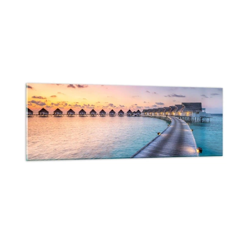 Impression sur verre - Image sur verre - Vacances - retour aux sources - 90x30 cm