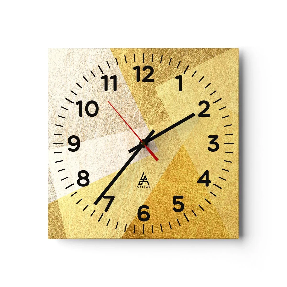 Horloge murale - Pendule murale - Météo géométrique - 30x30 cm