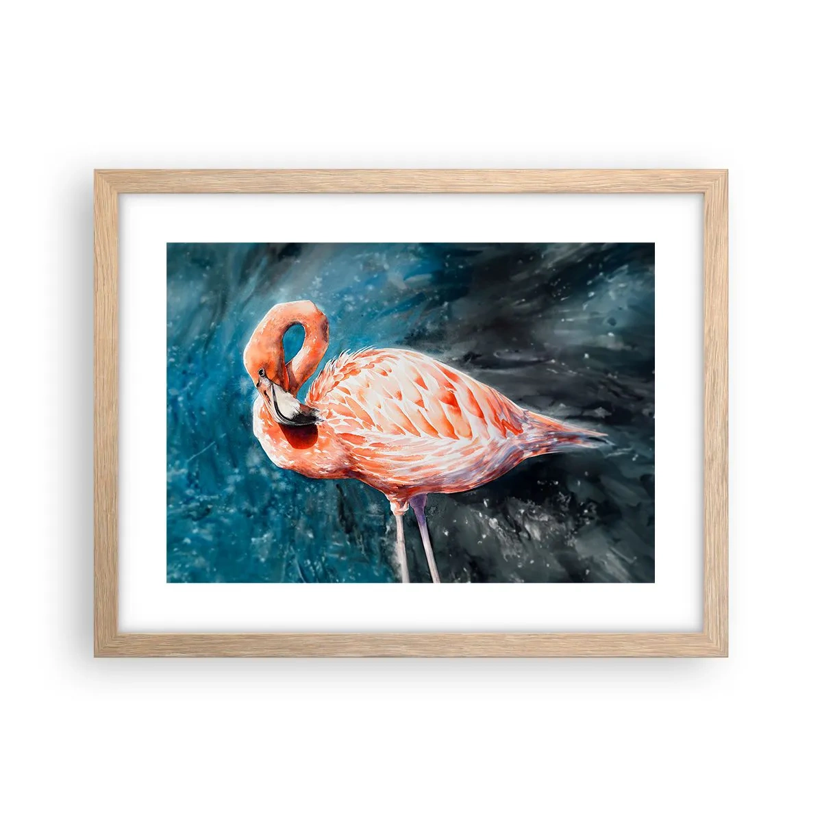 Affiche dans un chêne clair - Poster - Décoratif par nature - 40x30 cm