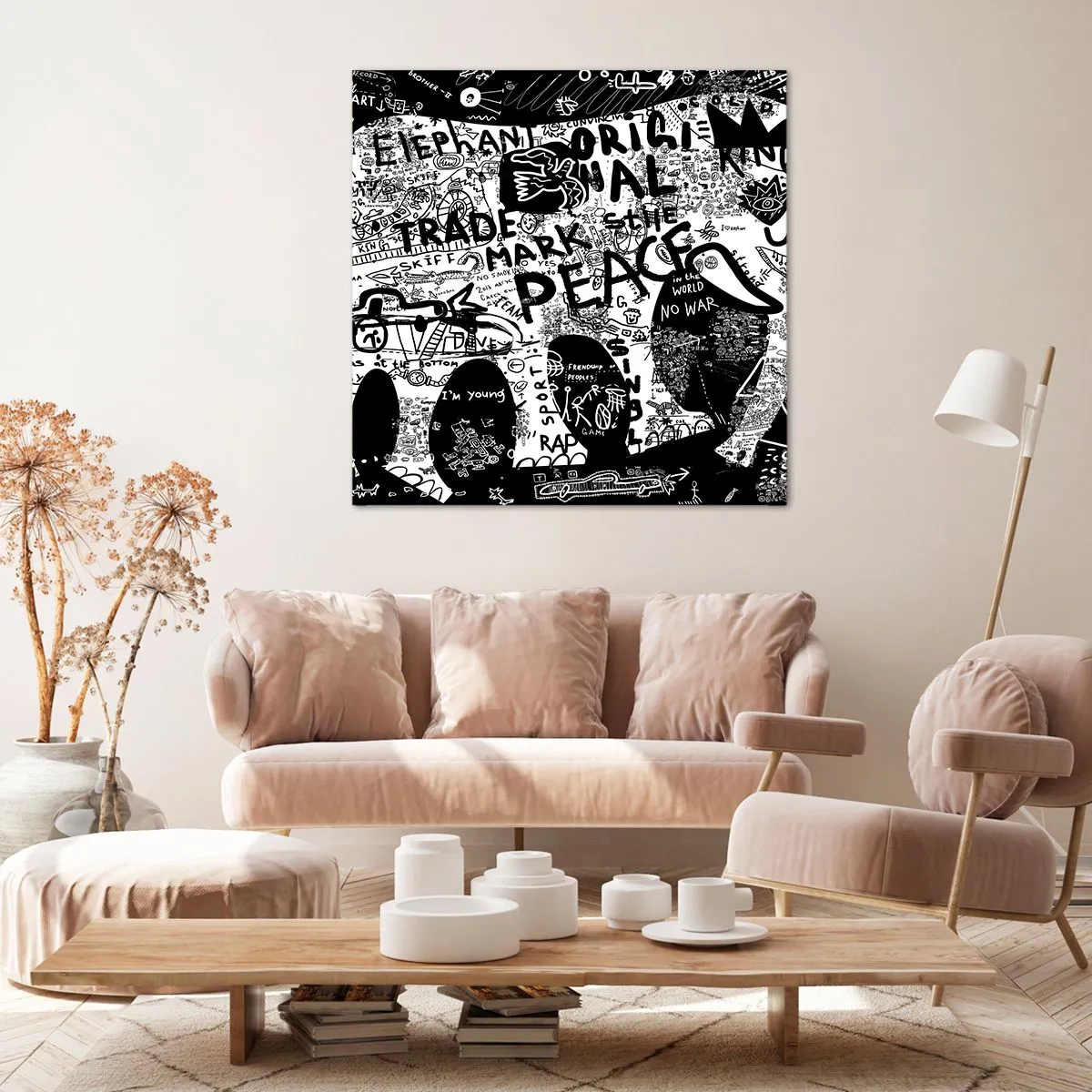 Impression sur toile - Image sur toile - La richesse des rues - 70x70 cm