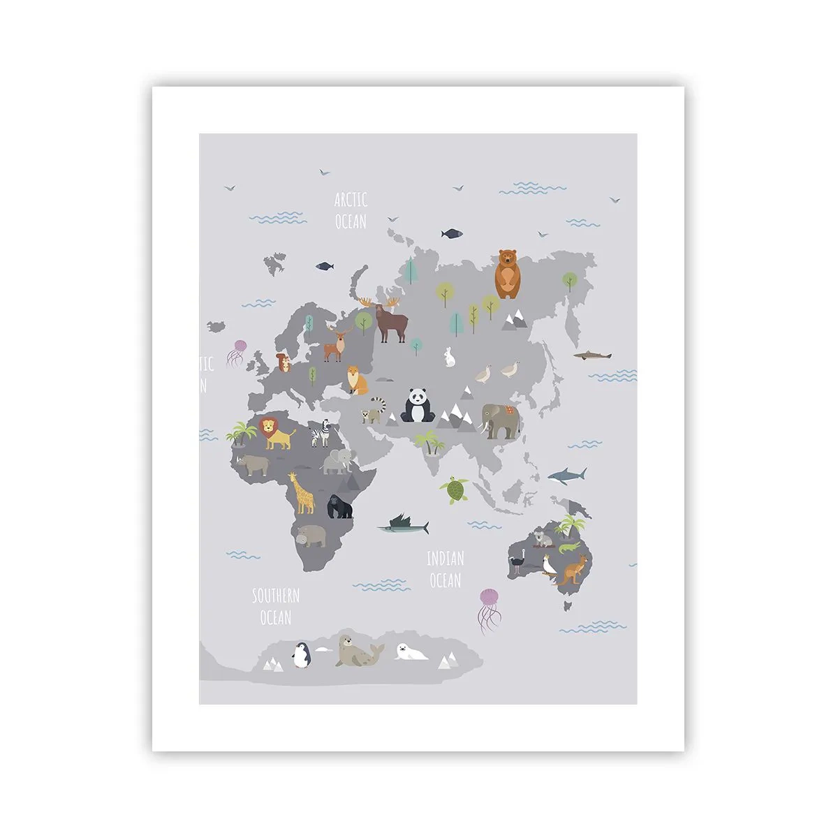 Affiche - Poster - Dis-moi d'où tu viens... - 40x50 cm