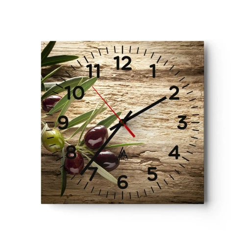 Horloge murale - Pendule murale - Directement de la nature - 30x30 cm