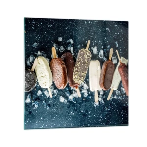 Impression sur verre - Image sur verre - Le goût de l'été chaud - 30x30 cm