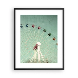 Affiche dans un cadre noir - Poster - Nous vous invitons à vous amuser - 40x50 cm