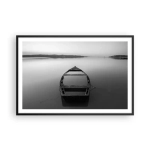 Affiche dans un cadre noir - Poster - Nostalgie et mélancolie - 91x61 cm