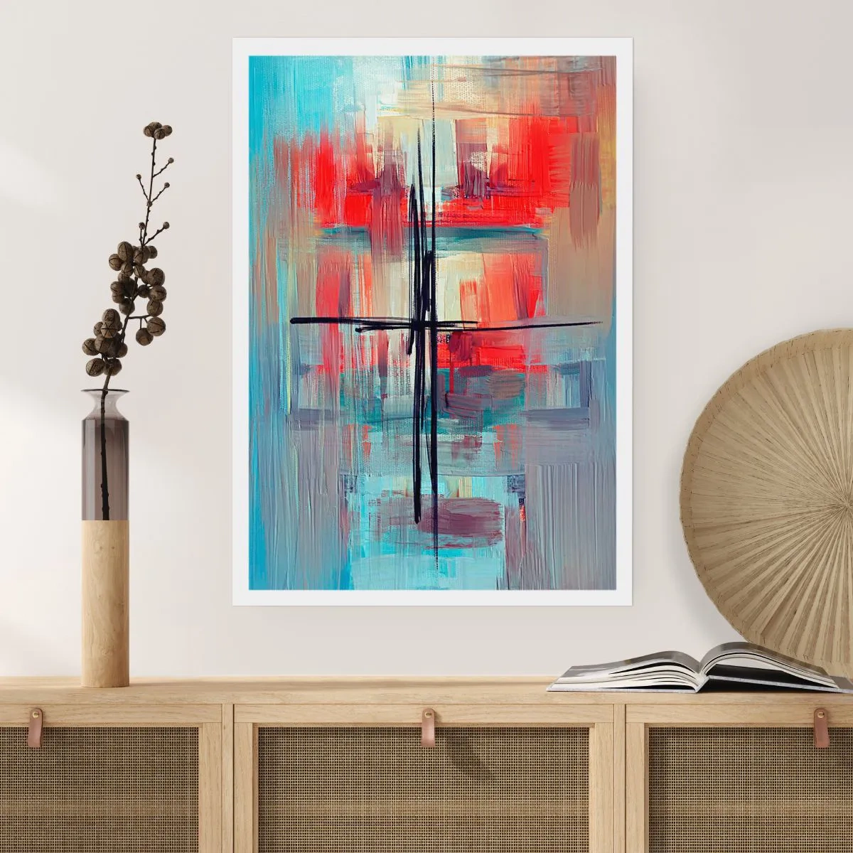 Affiche - Poster - Un paysage dans une dimension inconnue - 61x91 cm