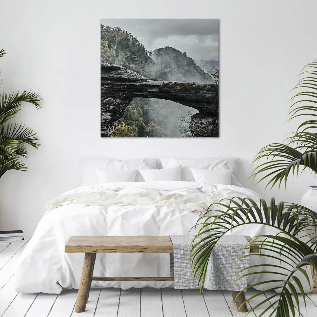 Impression sur toile - Image sur toile - L'aventure est sur le point de commencer - 70x70 cm