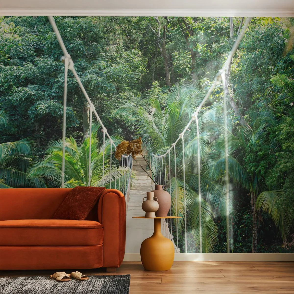 Papier Peint Photo Premium Canvas - Welcome to the jungle! - Paysage, Jungle, Honduras - 300x210 cm