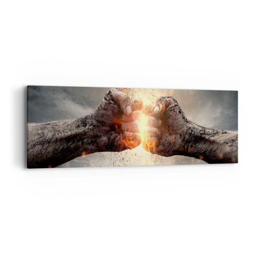 Impression sur toile - Image sur toile - Lève-toi pour le combat - 90x30 cm