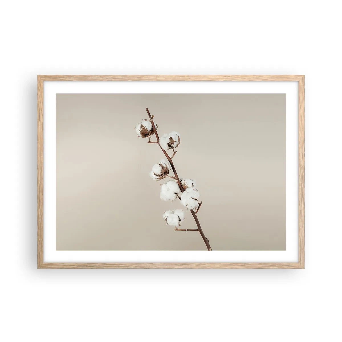 Affiche dans un chêne clair - Poster - A la source de la douceur - 70x50 cm