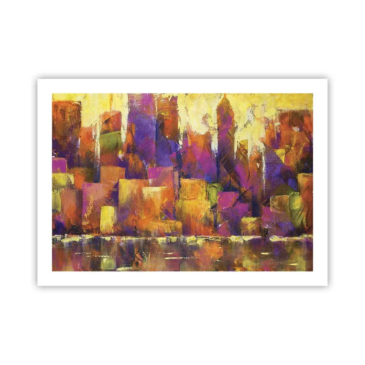 Affiche - Poster - Composition métropolitaine - 70x50 cm