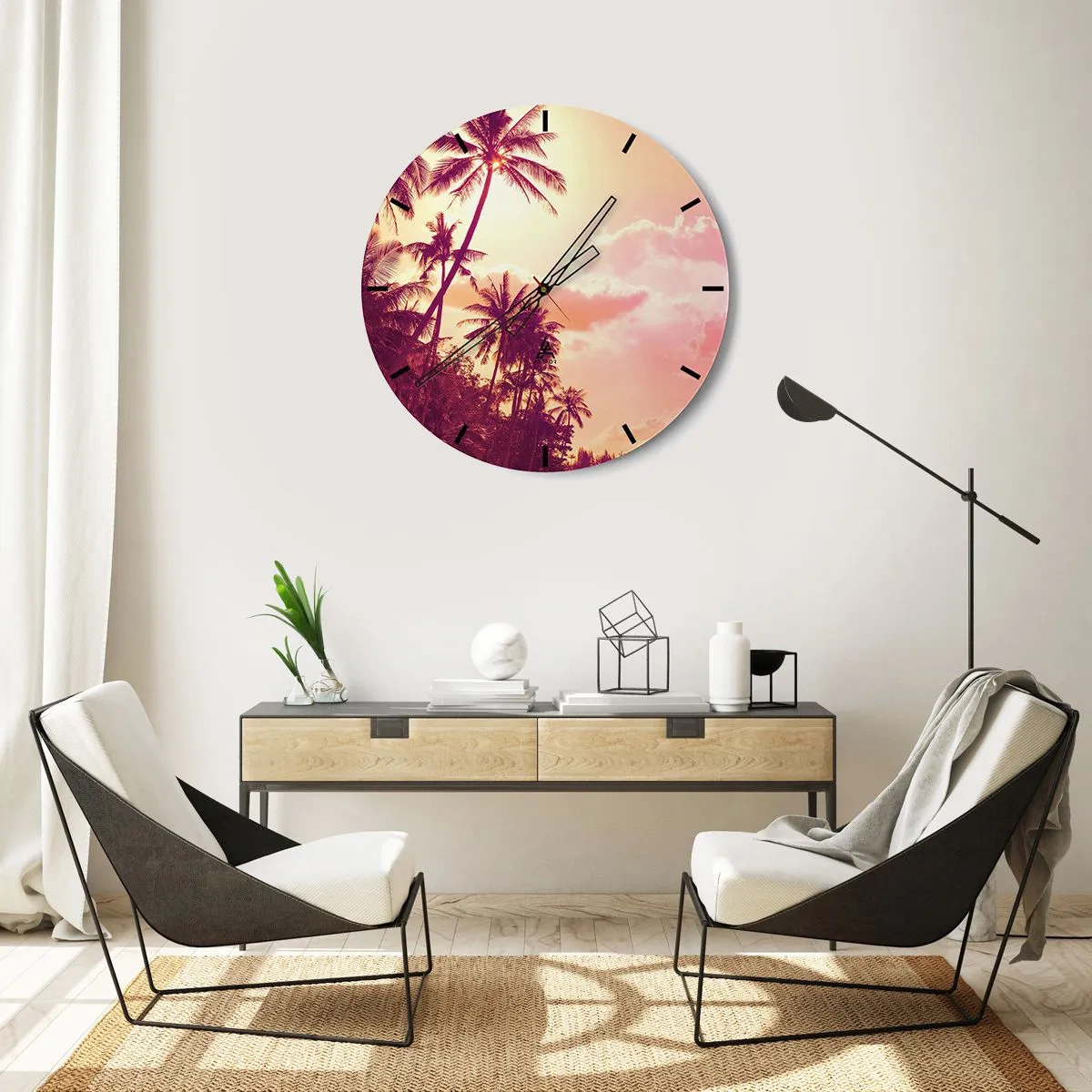 Horloge murale - Pendule murale - Tu dois choisir - 40x40 cm