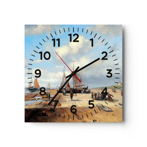 Horloge murale - Pendule murale - Après une capture réussie - 30x30 cm